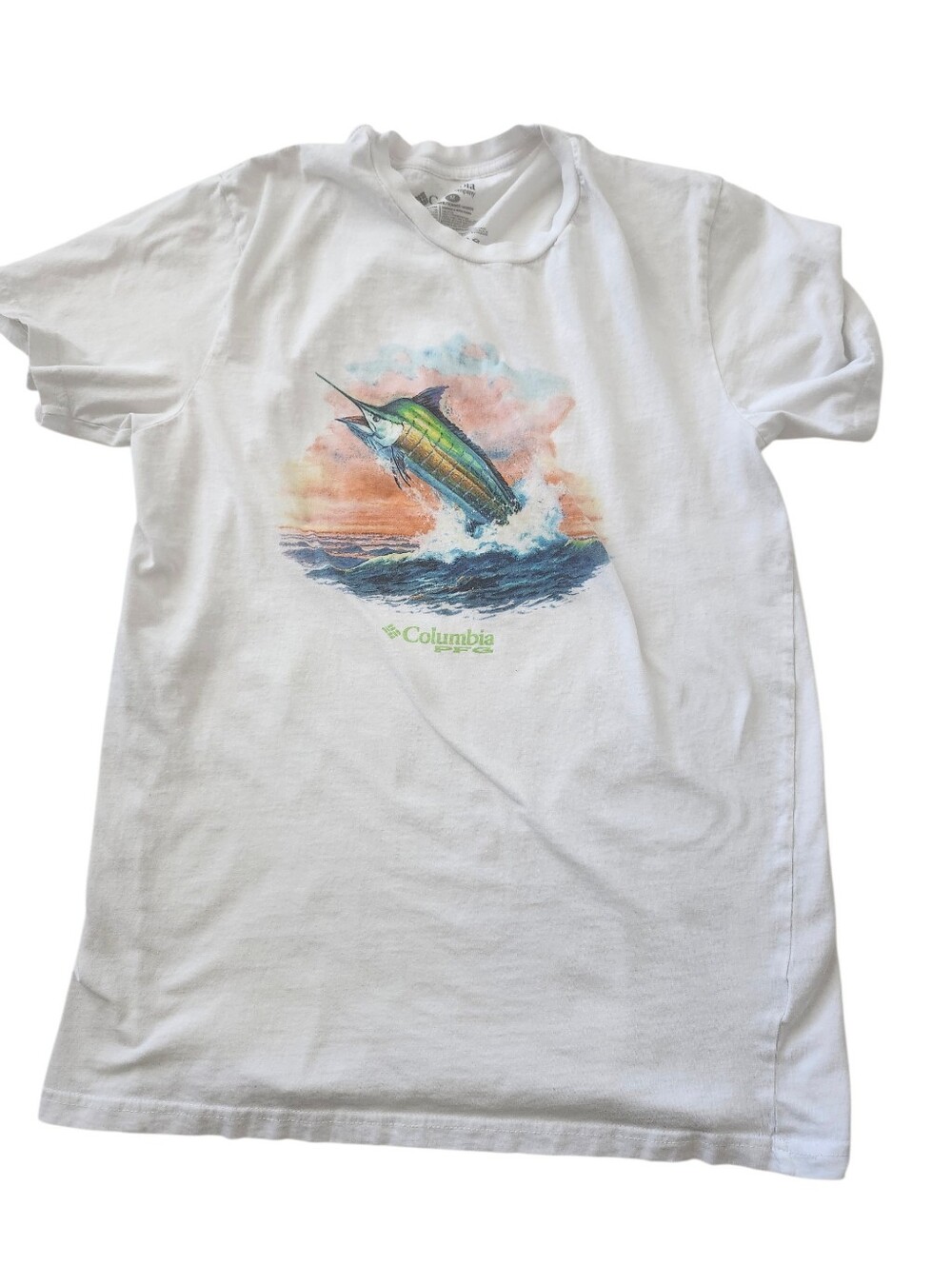 Columbia Sportswear Marlin Cove Sunset Short Sleeve TShirt Medium